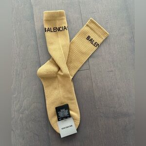 Balenciaga Beige Casual Socks for Men